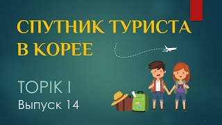 Разговорные выражения туриста в Корее. Тренажер TOPIK I, выпуск 14