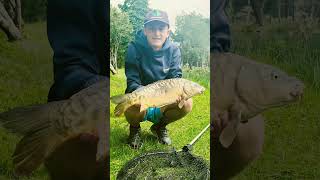 Releasing an 8lbs mirror carp!! #fishingvideo #carpfishing  #fish #carpangler #fishing #fishinglife