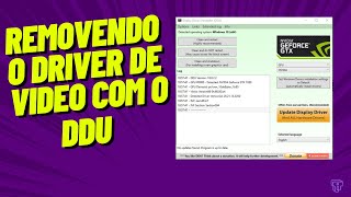 Como remover o DRIVER DE VIDEO utilizando o DDU #tutorial