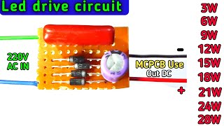 Led drive circuit  banaye  IN4007   diode se || How to make led driver circuit / easy ideas