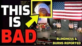 🚨 BREAKING:  Potential Chemical ATTACK at Trump Rally in Tucson Arizona - Blindness & Burns Reported