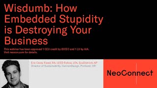 NeoConnect 2020 | Wisdumb: How Embedded Stupidity is Destroying Your Business