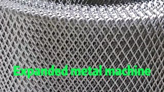 High speed expanded metal mesh machine