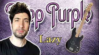 Deep Purple - Lazy (bass cover)