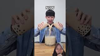 Kecil vs besar #short #boba #mukbang