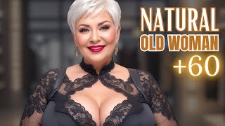 Natural Older Women OVER 60💄 Fashion Tips Review Part 205