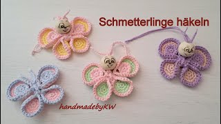 Schmetterlinge häkeln 🦋