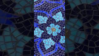 Final Look: The Opulent Blue & Gold Moroccan Pool Mosaic Masterpiece