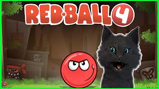 Red Ball 4 - злые кубики хотят сделать Землю квадратной 🐱 СУПЕР КОТ СПАСАЕТ МИР