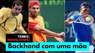 🔥 3 Dicas para um backhand com 1 mão perfeito  #RogerFederer