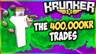 KRUNKER.IO - THE 400,000KR TRADES! (GIVEAWAY)