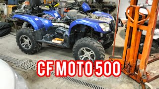 CF Moto 500. Ремонт после простоя.