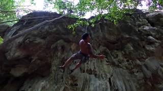 Infected Mushroom (6a+) Gibbon's Roof, Tonsai - Thailand