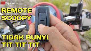 SETTING REMOTE SCOOPY 2024 TIDAK BUNYI TIT TIT TIT