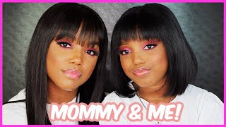 TRANSFORMING INTO MY MOM UPDATE WITH NEW WIG & MAKEUP | YOSHIDOLL