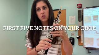 The First Five Notes on your Oboe