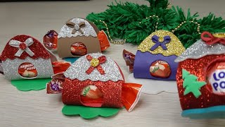 🎄Сладкие подарки на Новый Год своими руками идея 🎄/// 🎄Жаңа Жылдық тәттіні жасап үйренеміз идея