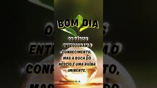 Bom dia  🕊  #mensagem para o seu dia. Diariamente para você porções diárias de Salmos e Provérbios