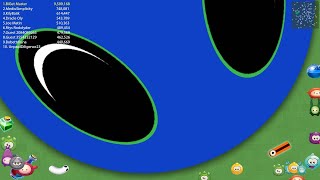 WormsZone.io World Biggest Worm Trolling With Tiny Worm Epic WormsZoneio Best Gameplay Moments #656