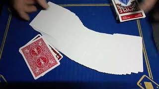 BLANK deck Killer card trick tutorial, In your "IMAGINATION"