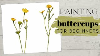 Buttercup Painting for Beginners