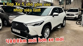 1 cặp xe siêu lướt 5 chổ gầm cao nhập, màu trắng bs TpHCM siêu đẹp: MG ZS 5000km vs Cross G 4000km