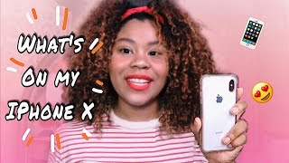 What's on my iPhone X 2018