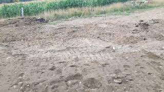 Putting down gravel for new barn