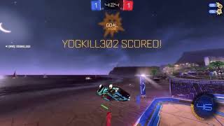 Impressing the random duo in a Rocket League final