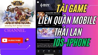 Cách tải Liên Quân Thái Lan RoV trên iOS - iPhone Mới Nhất