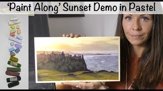 Sunset Landscape in Pastel: 'Paint Along' Full Length Demo