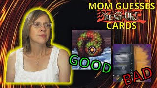 Mom Looks at Yu-Gi-Oh! Cards and Guesses if They're Good or Not