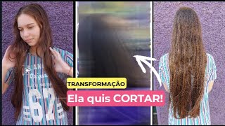 Transformação Corte Bob Long #boblong #cortes #cabelos