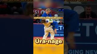 JUDO-IPPON Ura-nage/裏投 LAPUERTA COMAS Mireia🇪🇸#shorts #judo #sports #olympic #olympicjudo