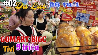 SIÊU THỊ DƯỚI LÒNG ĐẤT GOMART (BigC) GIẢM GIÁ KỊCH SÀN MỪNG 26 TUỔI,ĐI SIÊU THỊ TRÚNG TIVI LG 9TR