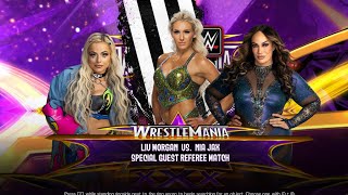 WWE 2K24 Liv Morgan vs Nia Jax special guest referee Charlotte flair