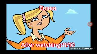 Total Drama Island 2023 cast(FIRST IMPRESSIONS VS AFTER WATCHING)||Part 2||⚠️MAY CONTAIN SPOILERS⚠️