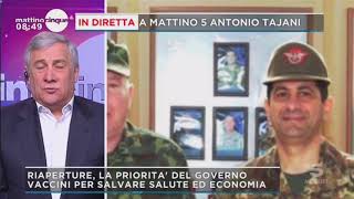 Antonio Tajani | Intervista a Mattino - 15 aprile 2021