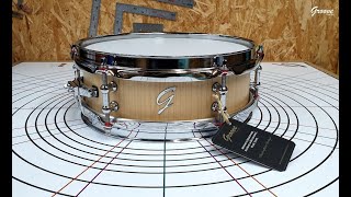 DEMO - 10x3.5" Vertical Maple over Mahogany Snare Drum