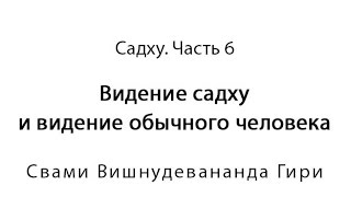 Садху. Часть 6. Видение садху и видение обычного человека. Свами Вишнудевананда Гири