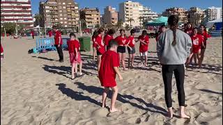 Día de la Actividad Física y la Salud. Lucha playa con los institutos (1) Puerto Sagunto 03/04/2023