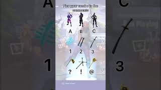 Pick Your Fortnite Outfit Skin combo #shorts #fortnite #tiktok #vbucks #fortniteskins