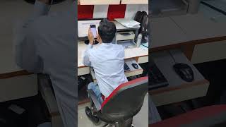 prank in office 😜 #shorts