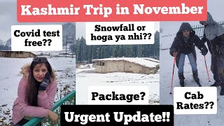 Kashmir Urgent Update| Kashmir Snowfall Today|Jammu to Srinagar Trip| Gulmarg Snowfall|Kashmir Trip