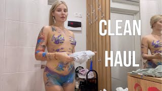 [4K Housewife] ❤️ Body art suit | How to clean ? | Body art Haul | Try Haul