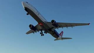 TURKISH AIRLINES AIRBUS A330-300 TAKEOFF BURGAS AIRPORT