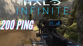 Sniping on 200 PING | Halo Infinite Multiplayer