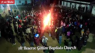 Bonfire at Baghmara Reserve Gittim Baptist Church