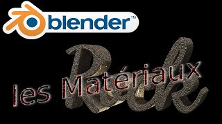 Tuto Blender textes et objets 3D : Matériaux couleurs ou textures