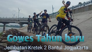 Gowes jembatan Kretek2 Bantul DIY #gowes #goweserindonesia #goweserjogja #jogja #rajatanjakan